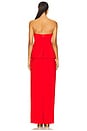 view 3 of 3 Violette Gown in Scarlet Red