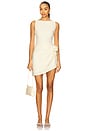 Maggie Mini Dress in Baby Yellow