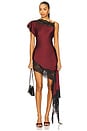 view 1 of 4 Nataliya Mini Dress in Oxblood