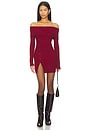 view 1 of 3 Lexi Mini Dress in Wine