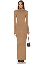 view 1 of 3 x Emma Leger Emaline Maxi Dress in Dark Camel