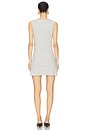 view 3 of 4 Stevie Mini Dress in Grey & White Stripe