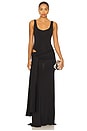 view 1 of 3 Haydee Gown in Black