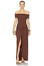 view 1 of 3 Bria Maxi Dress in Espresso