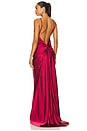 view 1 of 4 Sloane Gown in Oxblood