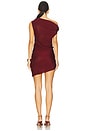 view 3 of 3 Trina Off The Shoulder Mini Dress in Wine