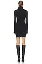 view 3 of 4 Steffi Turtleneck Mini Dress in Black