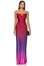 view 1 of 3 Mallory Gown in Red Ombre