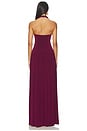 view 3 of 3 Megan Gown in Wine