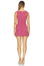 view 3 of 4 Vestido curto de tweed Llily in Raspberry