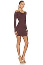 view 2 of 3 Karli Mini Dress in Chocolate