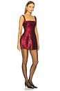 view 2 of 4 Liza Mini Dress in Burgundy