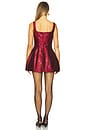 view 3 of 4 Liza Mini Dress in Burgundy
