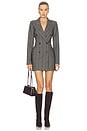 view 1 of 4 Jovie Blazer Mini Dress in Plaid Multi