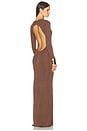view 1 of 3 Maize Maxi Dress in Metallic Brown