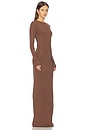 view 3 of 3 Maize Maxi Dress in Metallic Brown