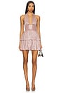 view 1 of 4 Nellie Mini Dress in Mauve Metallic