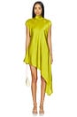 view 1 of 4 Reina Mini Dress in Chartreuse