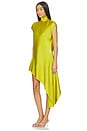view 3 of 4 Reina Mini Dress in Chartreuse
