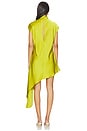 view 4 of 4 Reina Mini Dress in Chartreuse
