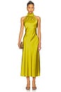 view 2 of 4 Reina Midi Dress in Chartreuse
