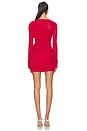 view 4 of 5 Lucille Mini Dress in Red