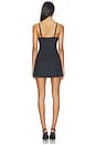 view 3 of 4 Denise Mini Dress in Navy Pinstripe