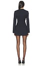 view 3 of 4 Peyton Mini Dress in Navy Pinstripe
