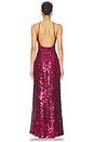 view 3 of 4 Britt Gown in Burgundy Sequin