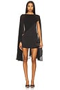 view 1 of 3 x Christina Elezaj Rita Mini Dress in Black