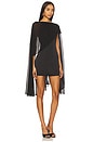 view 2 of 3 x Christina Elezaj Rita Mini Dress in Black