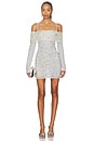 view 1 of 4 Holly Sequin Mini Dress in Silver Sequin