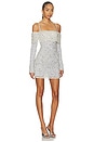 view 2 of 4 Holly Sequin Mini Dress in Silver Sequin