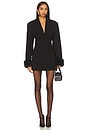view 1 of 4 x Christina Elezaj Bonnie Mini Dress in Black