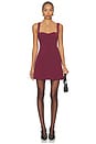 view 1 of 3 Kira Mini Dress in Oxblood