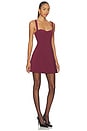 view 2 of 3 Kira Mini Dress in Oxblood