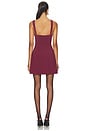 view 3 of 3 Kira Mini Dress in Oxblood