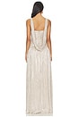 view 3 of 4 Nikoletta Gown in Metallic Champagne