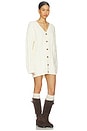 view 2 of 3 Abella Cardigan Mini Dress in Cream