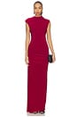 view 1 of 3 Rowyn Gown in Dark Red