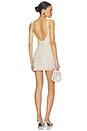 view 1 of 5 Annie Beaded Mini Dress in White Shell