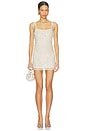 view 2 of 5 Annie Beaded Mini Dress in White Shell