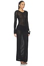view 3 of 4 Evette Knit Maxi Dress in Black