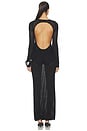 view 4 of 4 Evette Knit Maxi Dress in Black
