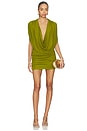 view 1 of 3 Gwen Mini Dress in Olive Green