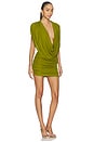 view 2 of 3 Gwen Mini Dress in Olive Green