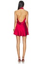 view 3 of 4 Estelle Mini Dress in Deep Red
