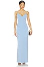 view 2 of 5 VESTIDO LARGO CLARISSA in Blue