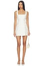 view 1 of 3 Lacy Mini Dress in White