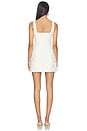 view 3 of 3 Lacy Mini Dress in White